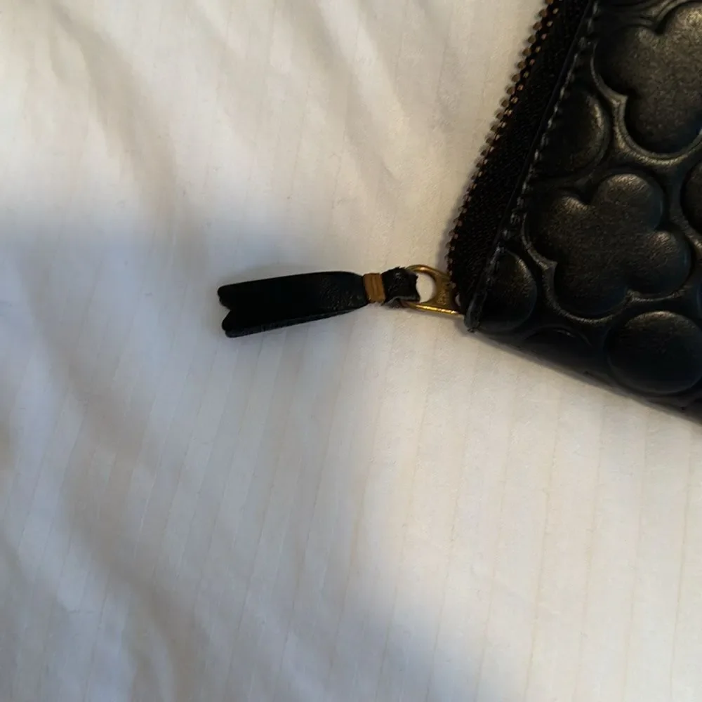 Comme des garcones black clover wallet